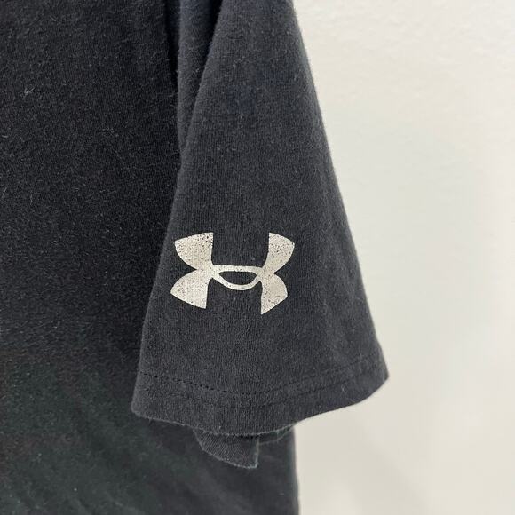 Under Armour Men's SM The Rock Brahma Bull Black Graphic T-shirt - Picture 4 of 5